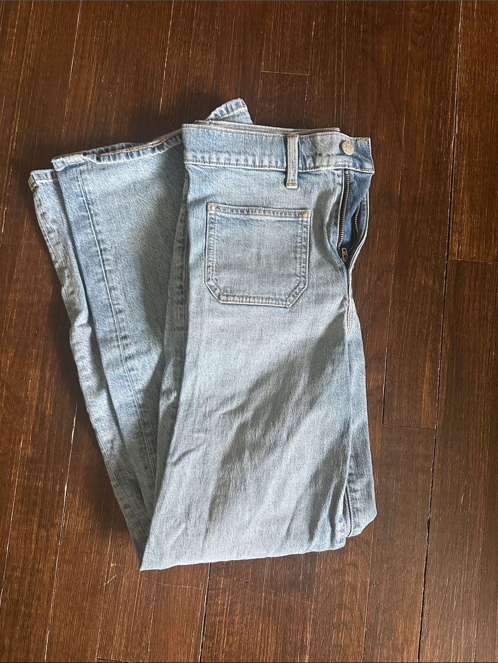 J. Crew Factory Light Blue Flare Jeans 26